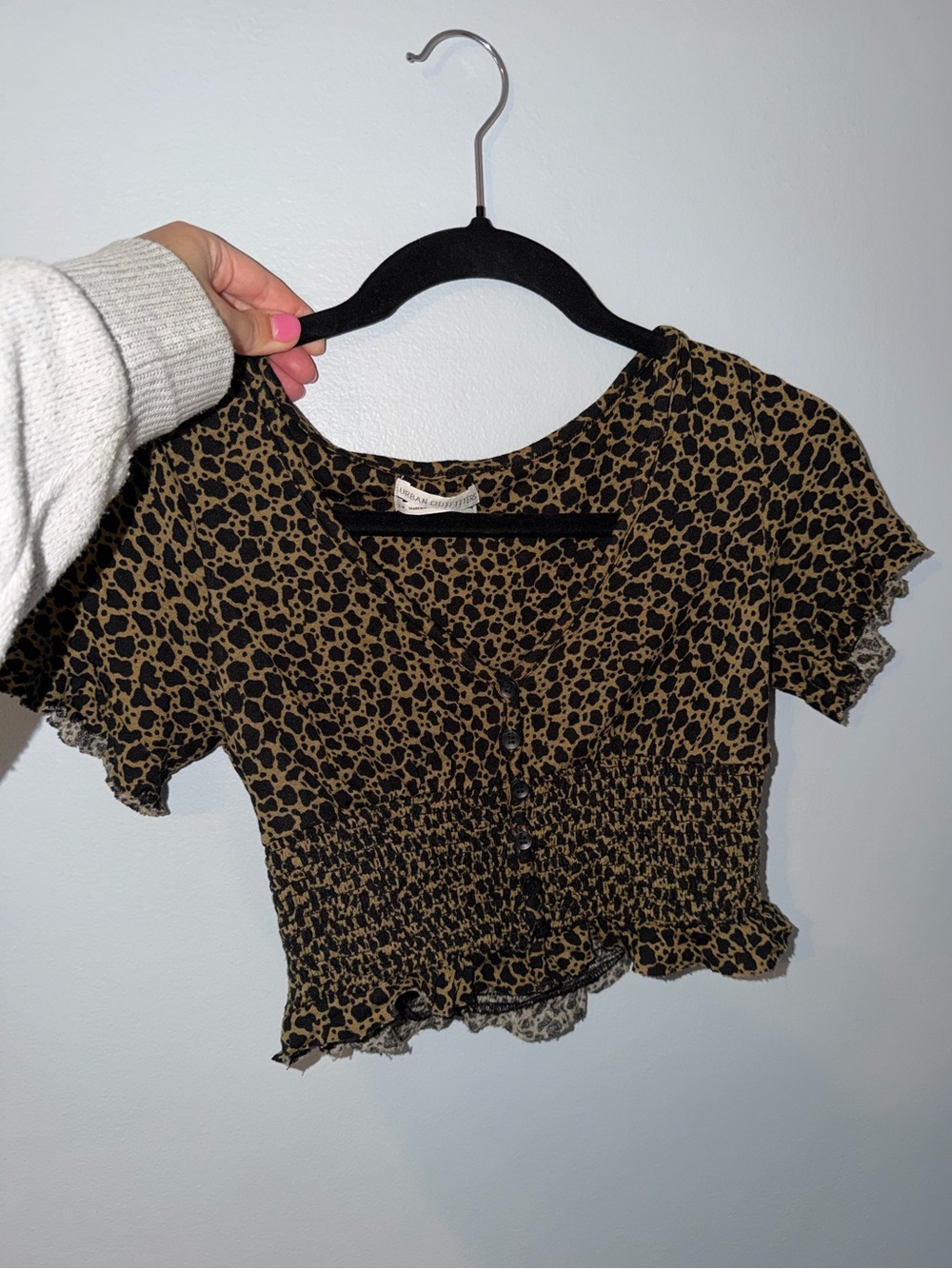 Animal print top